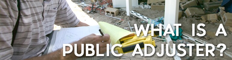what is a public adjuster?