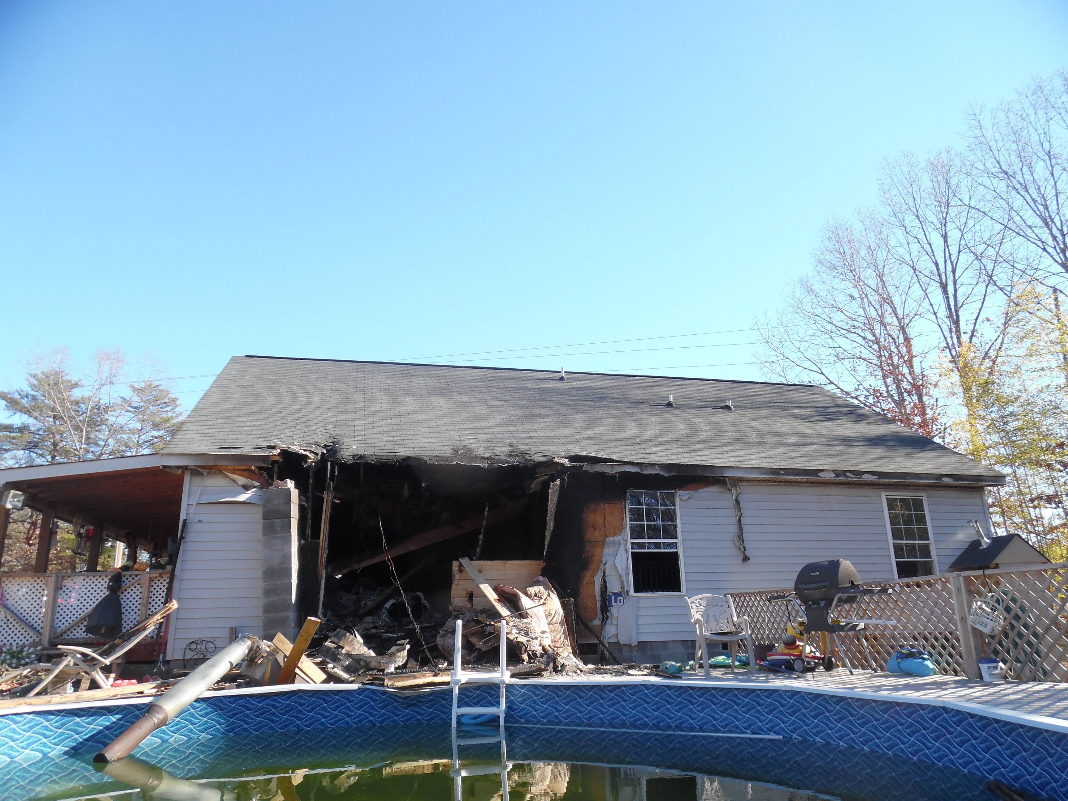 house fire damage